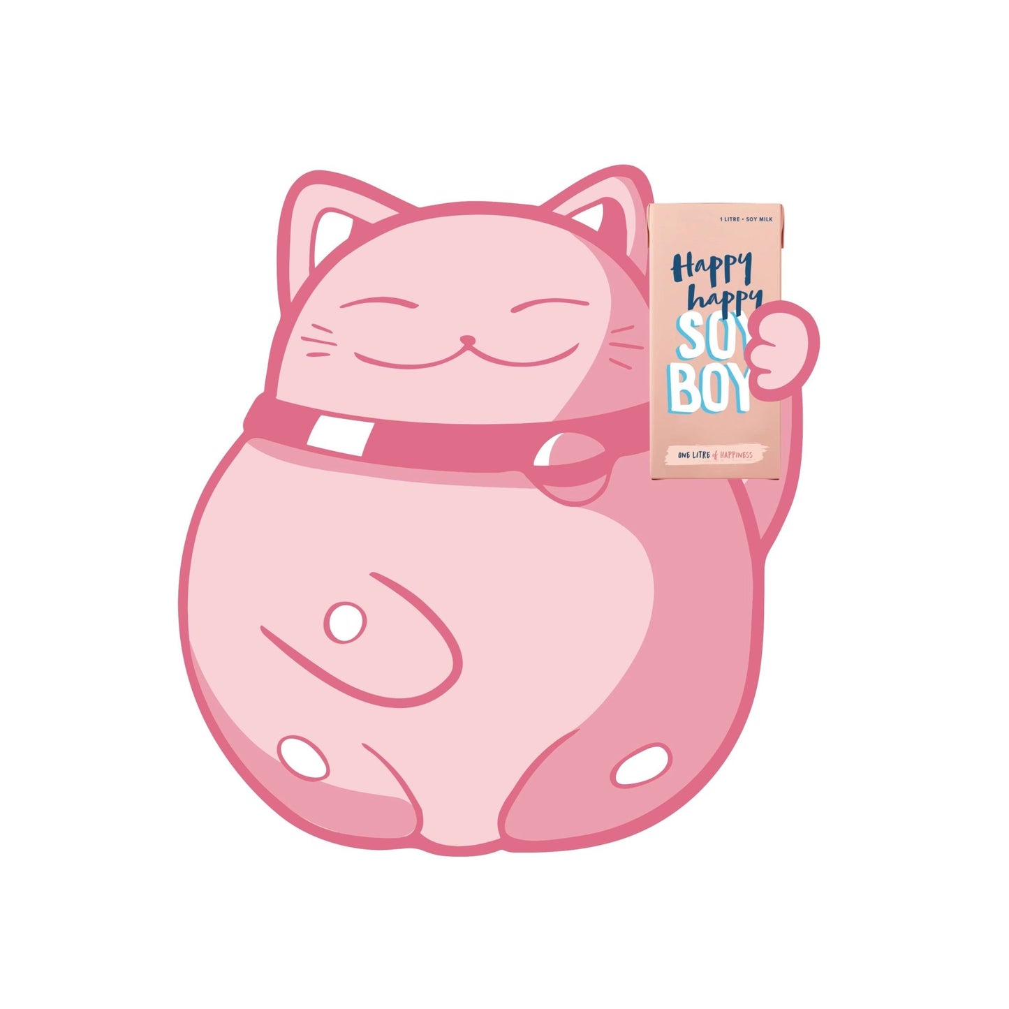 1L Soy Milk - Happy Happy Soy Boy - Burnt Honey Bakery