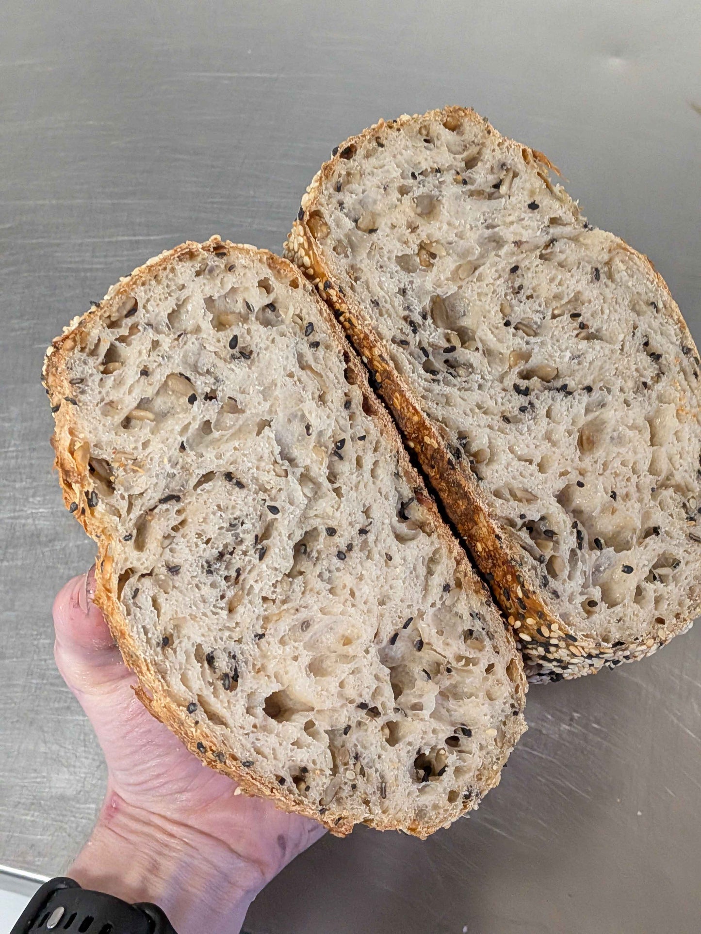 Sesame & Sunflower Seedy Sourdough