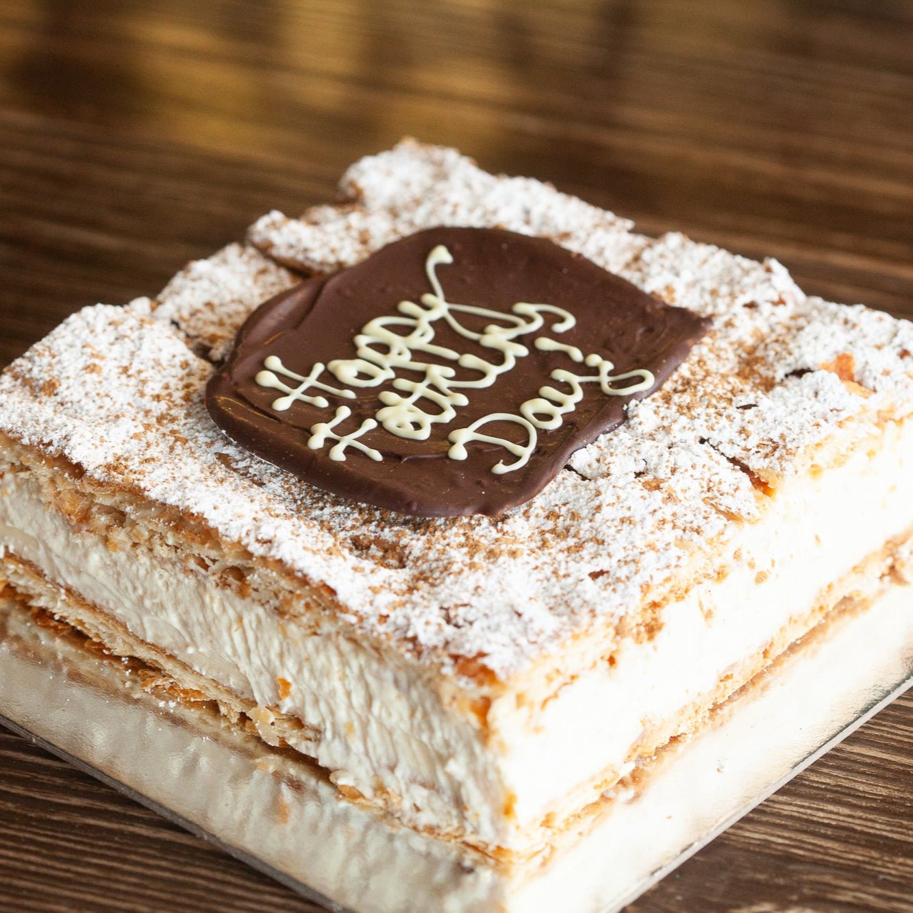 Bailey's Vanilla Slice - Burnt Honey Bakery - Burnt Honey Bakery