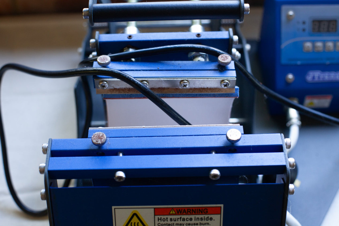 Cylinder Mug Transfer Press by CJS - Burnt Honey Bakery - Burnt Honey Bakery