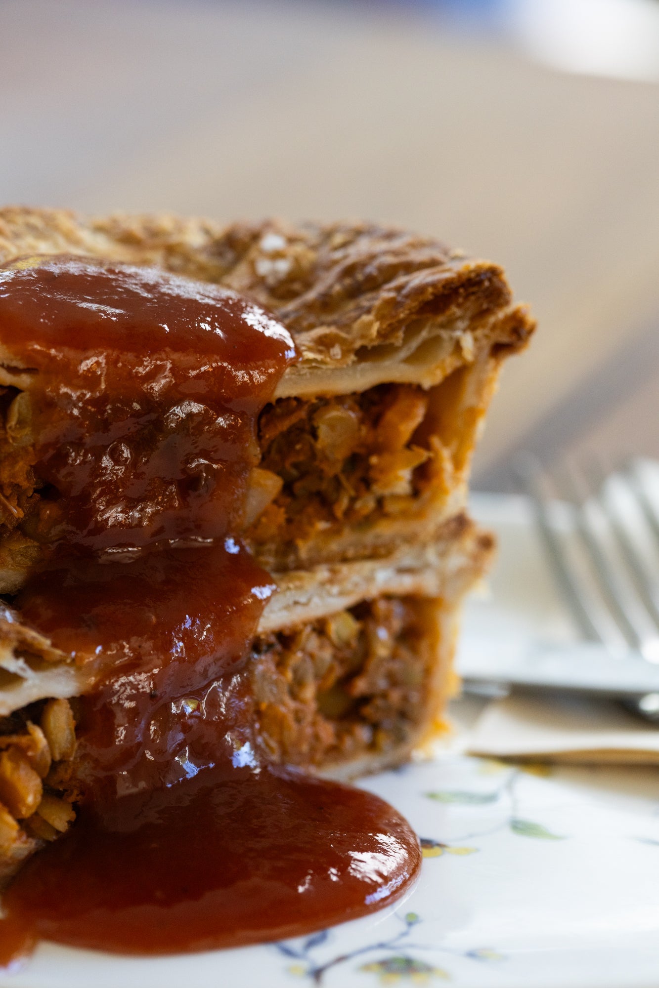 Lentil Ragu Pie (Vegan) - Burnt Honey Bakery - Burnt Honey Bakery