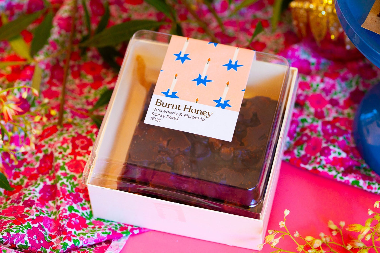 Strawberry & Pistachio Rocky Road - Burnt Honey Bakery - Burnt Honey Bakery