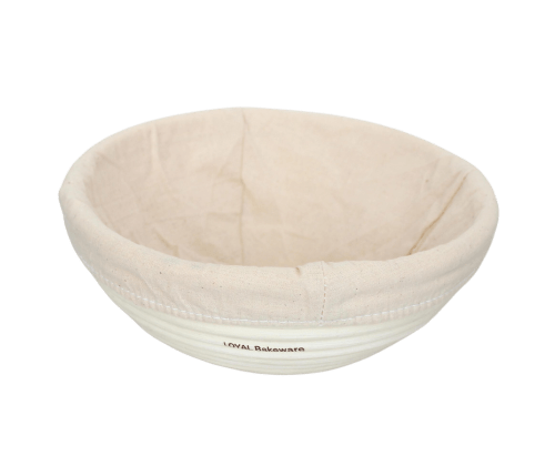 750-1000g Round Banneton with Liner - Loyal - Burnt Honey Bakery