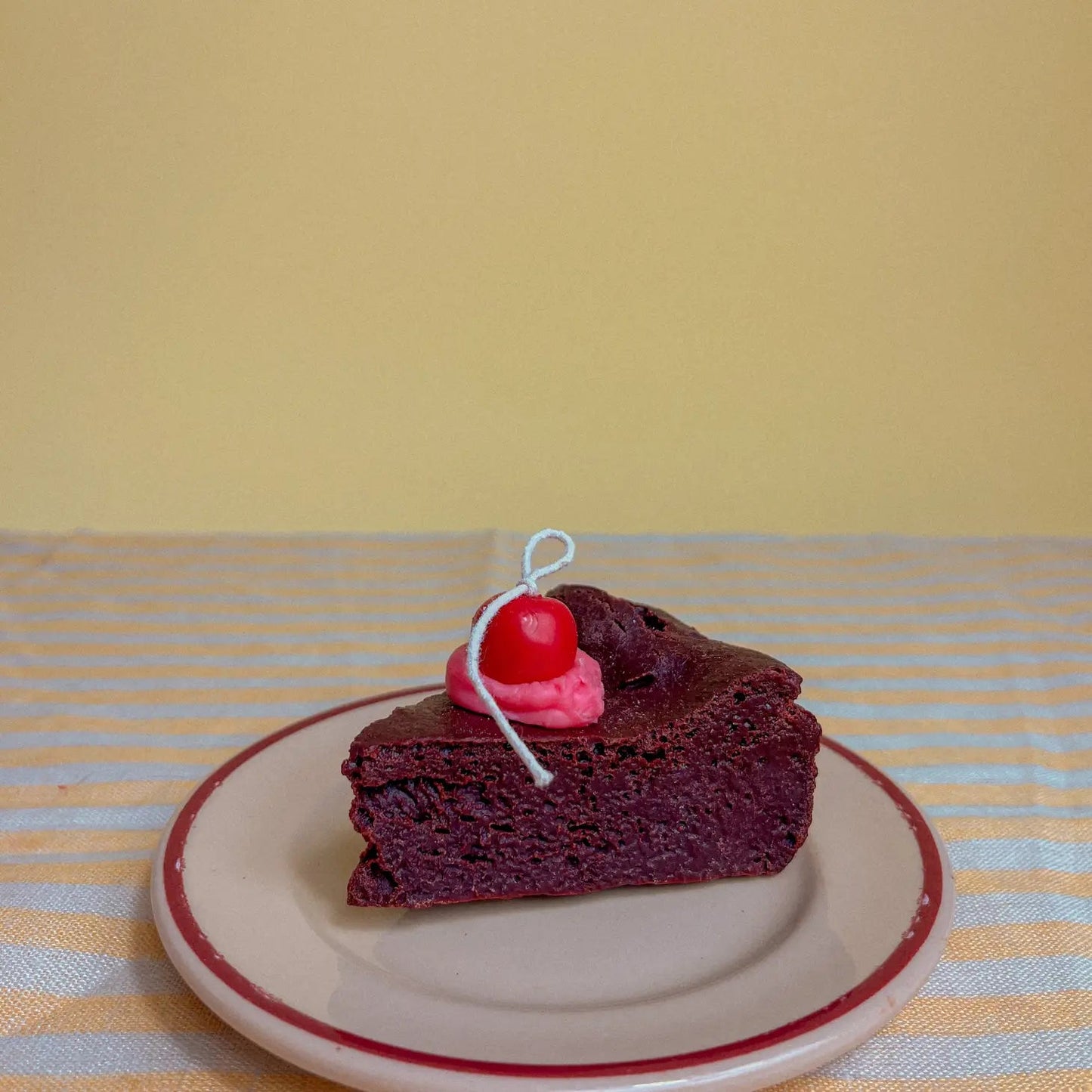 Choc Fudge Scented Choccy Cake Candle - The Wednesday Co - Burnt Honey Bakery