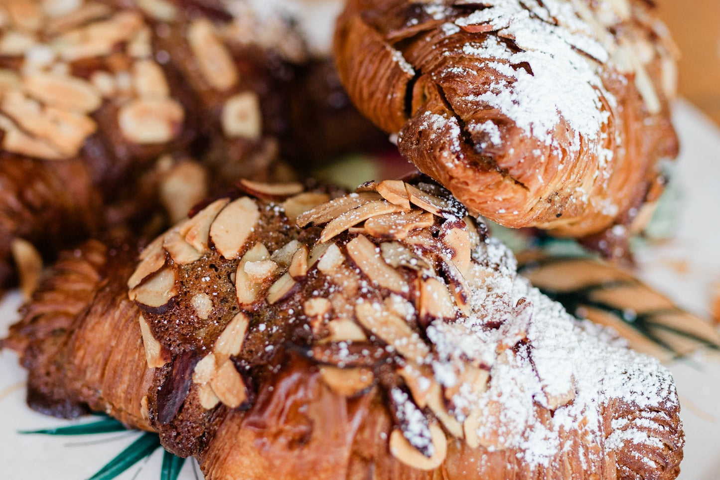 Gingerbread Almond Croissant - Burnt Honey Bakery - Burnt Honey Bakery