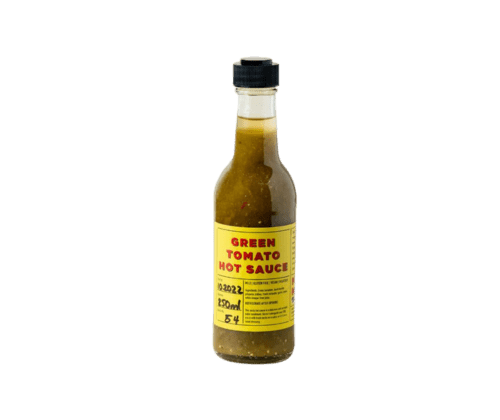 Green Tomato Hot Sauce 250mL - Mabu Mabu - Burnt Honey Bakery