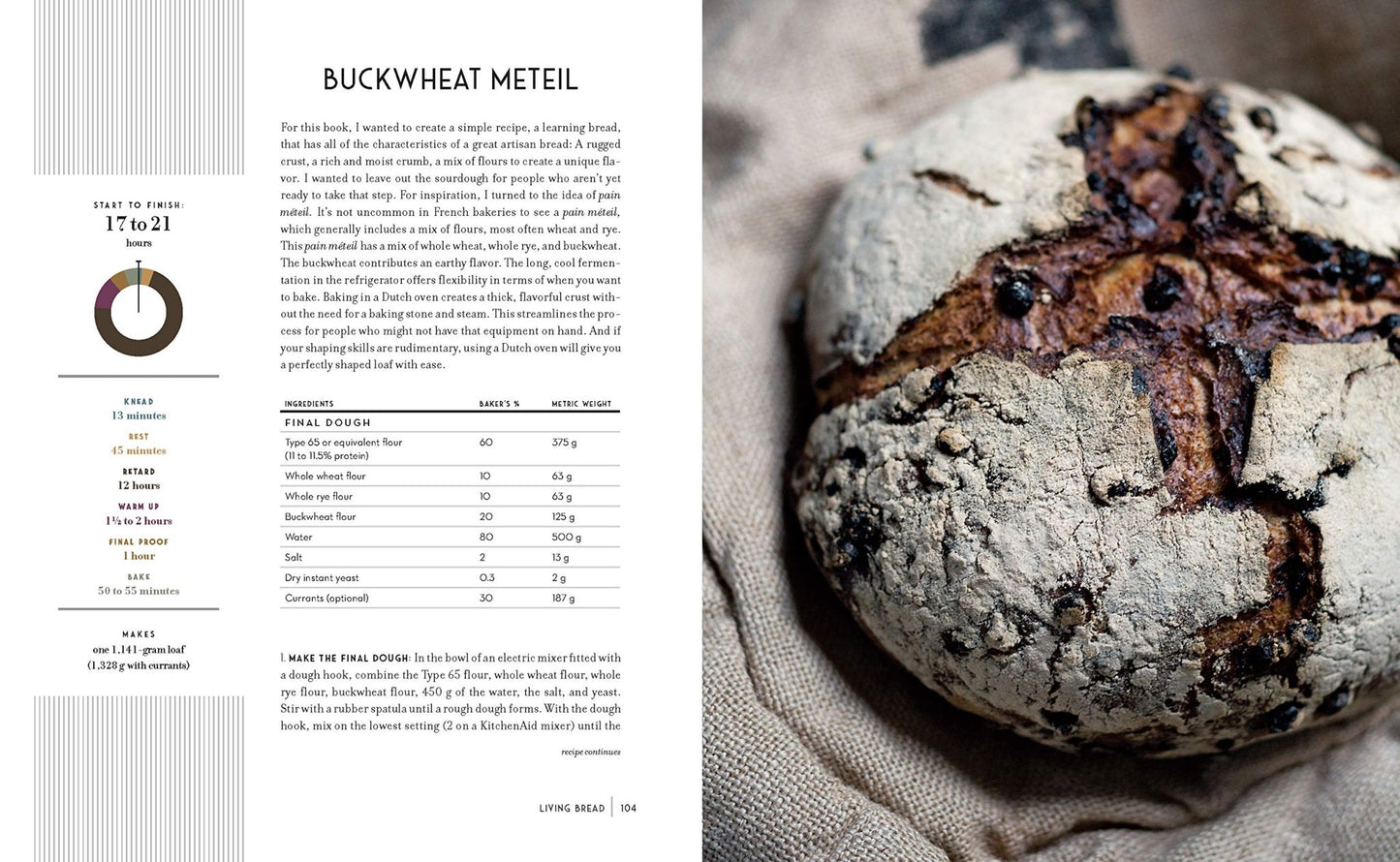 Living Bread by Lauren Chattman and Daniel Leader - Penguin Books Australia - Burnt Honey Bakery