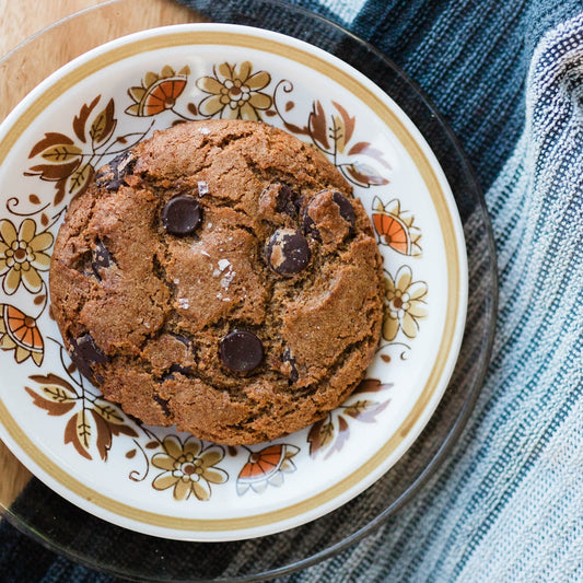 Choc Chip Rye Cookies (Vegan) - Burnt Honey Bakery