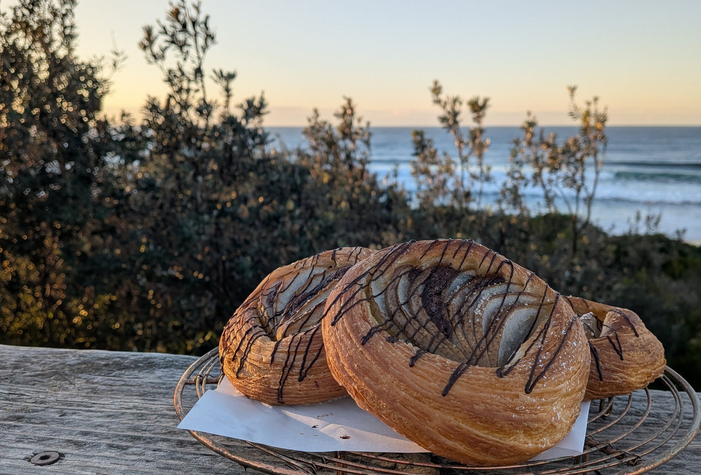 Spiced Pear & Chocolate Danish