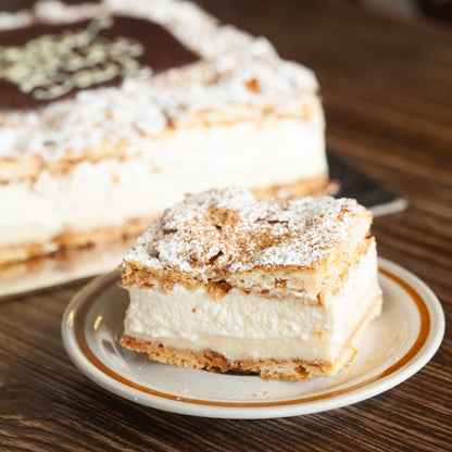 Bailey's Vanilla Slice - Burnt Honey Bakery - Burnt Honey Bakery