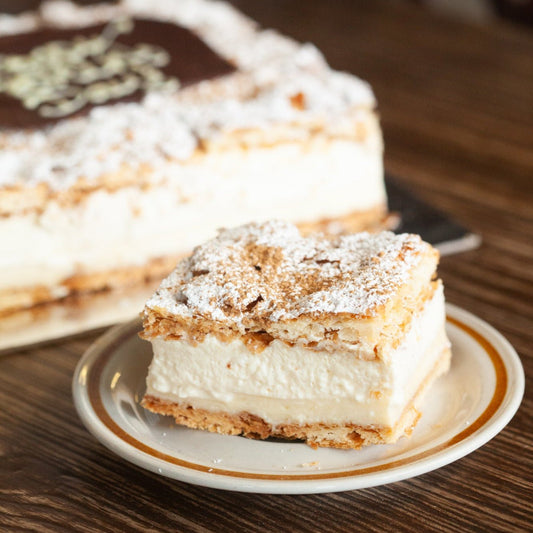 Bailey's Vanilla Slice - Burnt Honey Bakery - Burnt Honey Bakery
