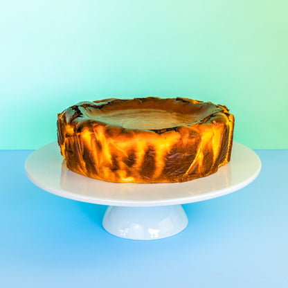 Basque Cheesecake (GF) - Burnt Honey Bakery - Burnt Honey Bakery