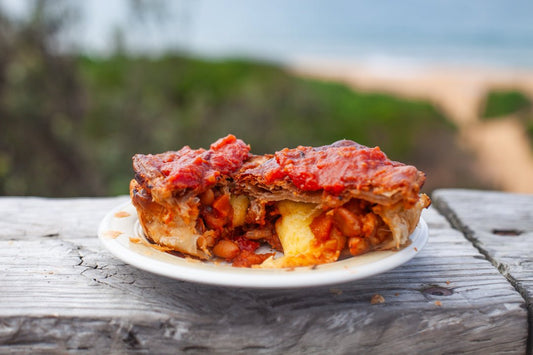 Boston Baked Bean & Cheddar Pie - Burnt Honey Bakery - Burnt Honey Bakery