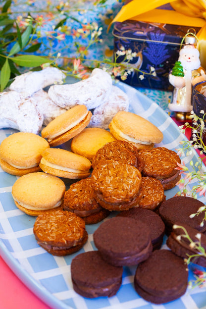 Christmas Biscuit Tin - Burnt Honey Bakery - Burnt Honey Bakery