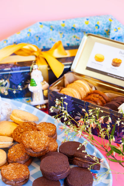 Christmas Biscuit Tin - Burnt Honey Bakery - Burnt Honey Bakery