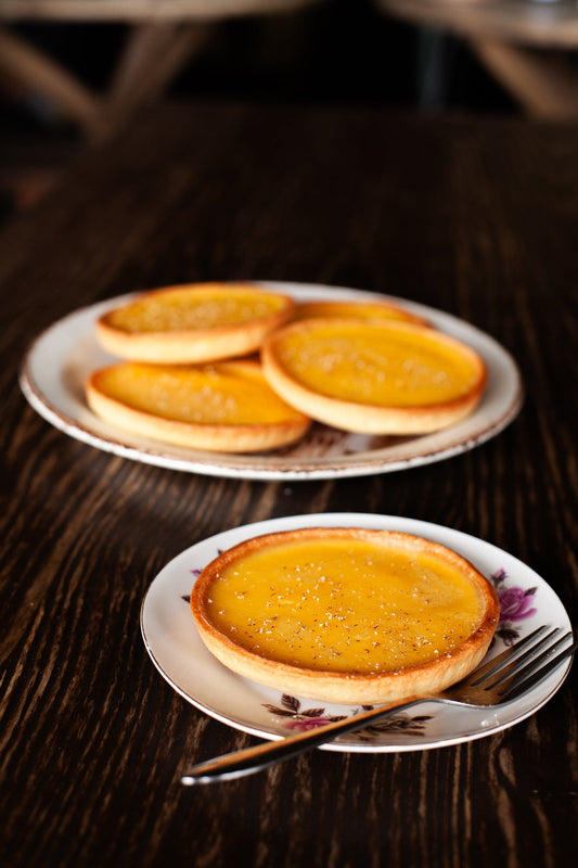 Classic Custard Tart - Burnt Honey Bakery - Burnt Honey Bakery