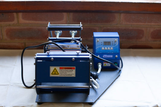 Cylinder Mug Transfer Press by CJS - Burnt Honey Bakery - Burnt Honey Bakery