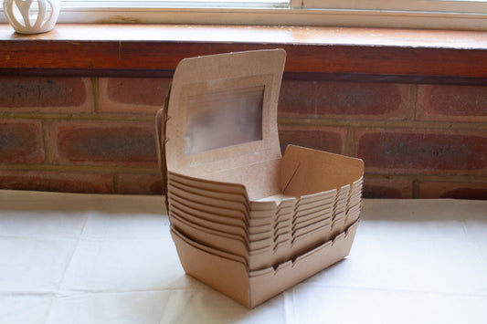 Detpak Medium Lunch Box Kraft Brown (sleeve 48) - Burnt Honey Bakery - Burnt Honey Bakery
