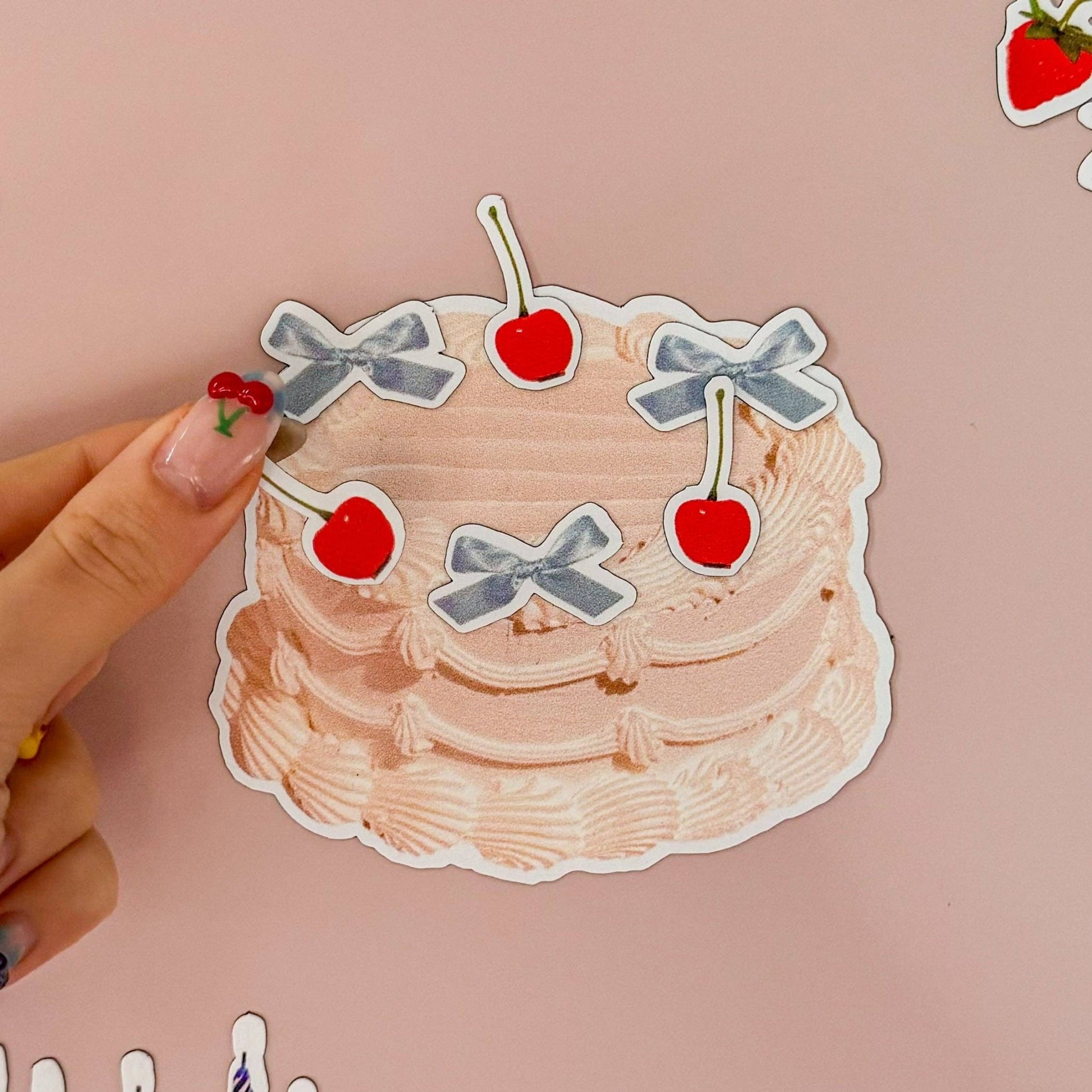 Fake Cake Mix 'n' Match Fridge Magnet Kit - Martina's Tiny Store - Burnt Honey Bakery