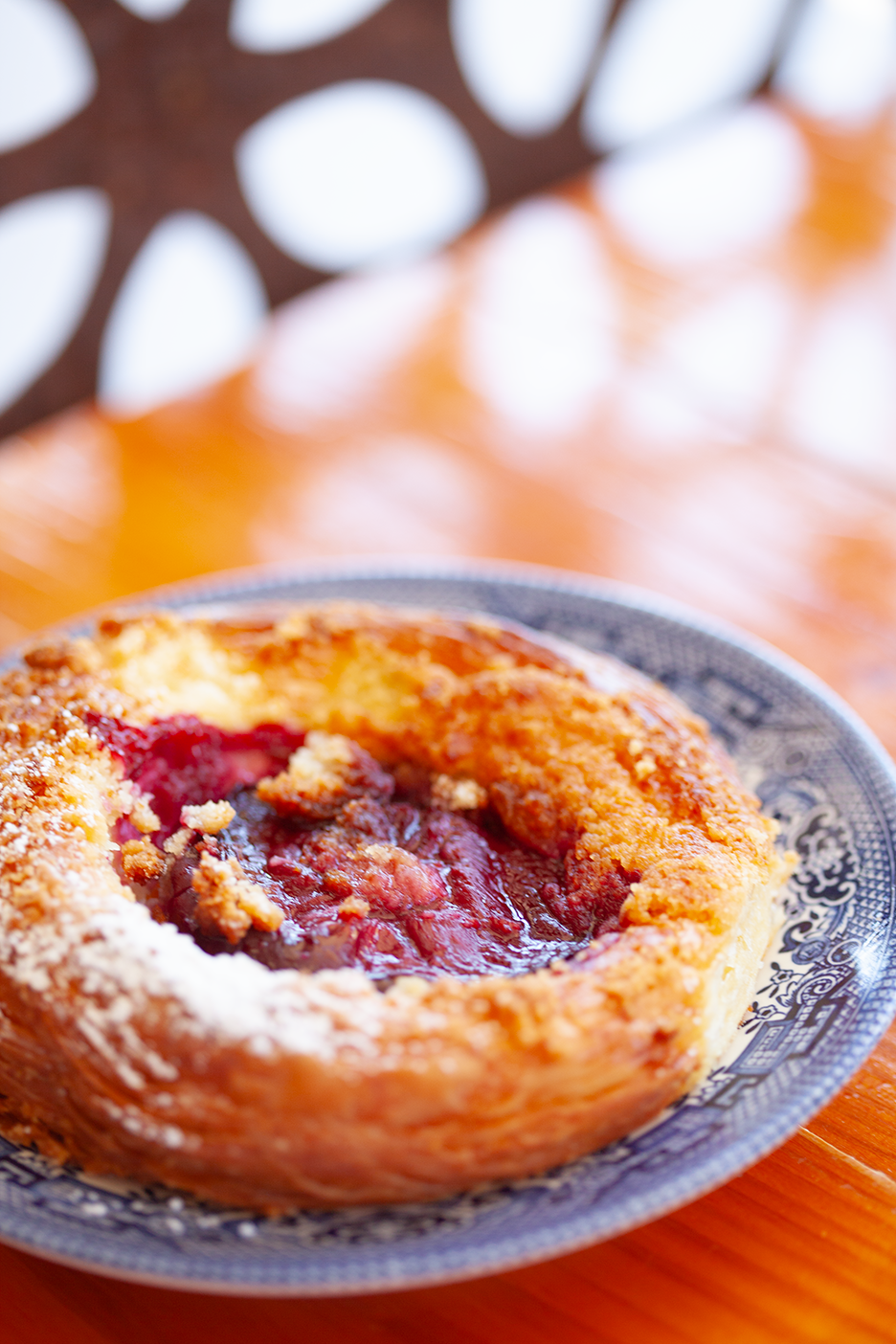 Fruit Danish with Vanilla Custard & Almonds - Burnt Honey Bakery - Burnt Honey Bakery