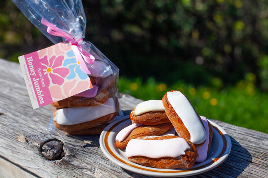 Honey Jumbles - Burnt Honey Bakery - Burnt Honey Bakery
