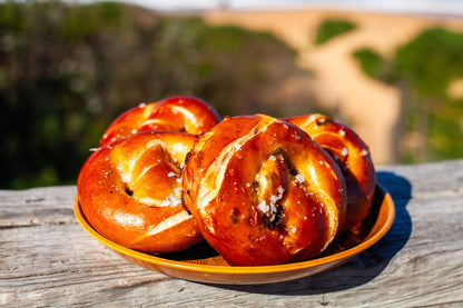 Jalapeño & Organic Cheddar Soft Pretzels - Burnt Honey Bakery - Burnt Honey Bakery