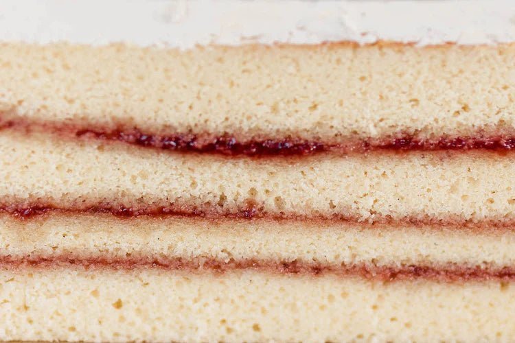 Large Three Tier 7" + 9" + 11" Vanilla & Strawberry Love for Mum Cake (89 dessert serves/177 coffee serves) - Burnt Honey Bakery - Burnt Honey Bakery