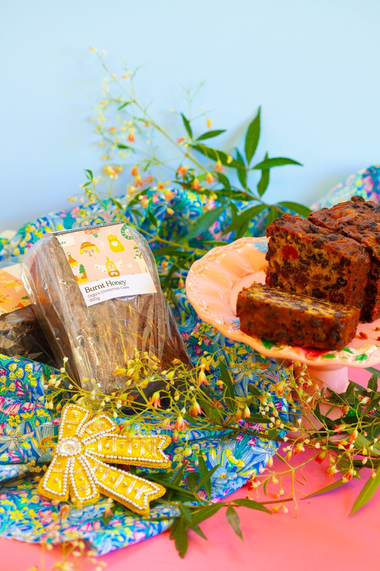 Olga's Christmas Cake - Burnt Honey Bakery - Burnt Honey Bakery
