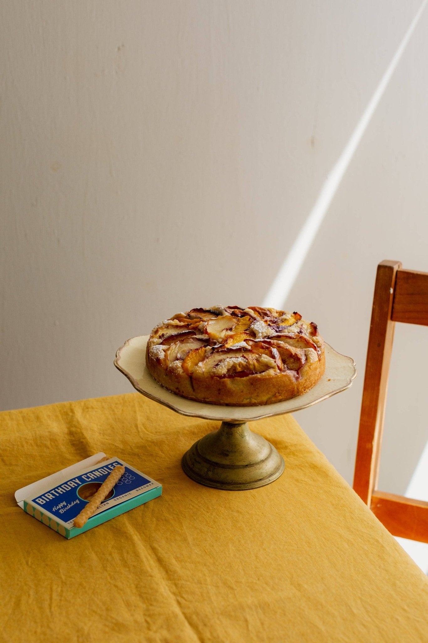 Organic Beeswax Birthday Candles - Settler Hives - Burnt Honey Bakery