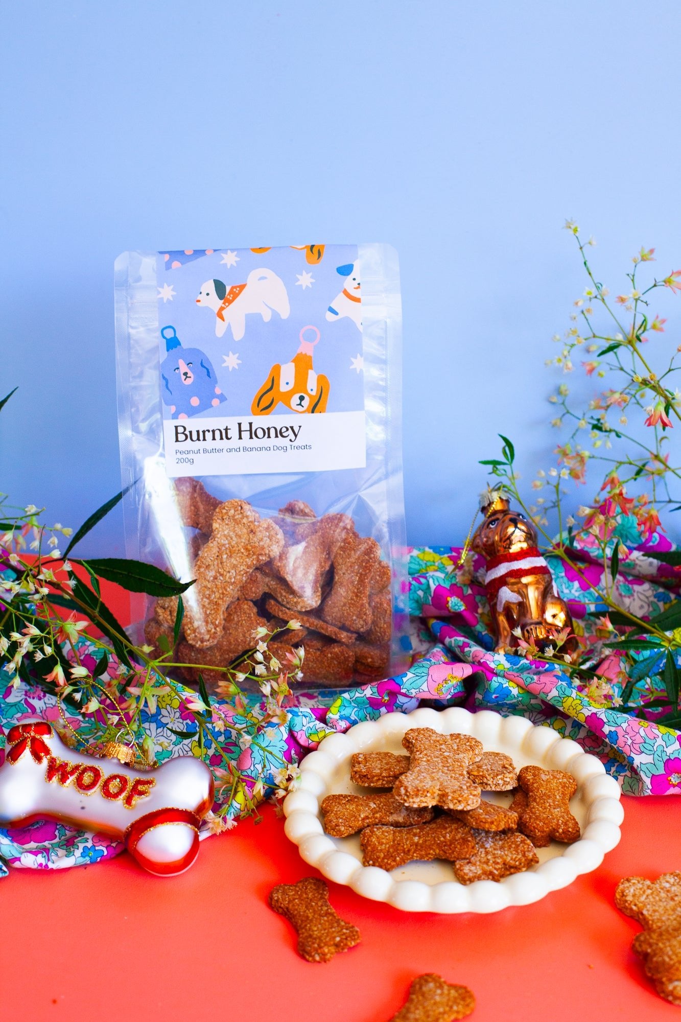 Peanut Butter & Banana Dog Treats - Burnt Honey Bakery - Burnt Honey Bakery