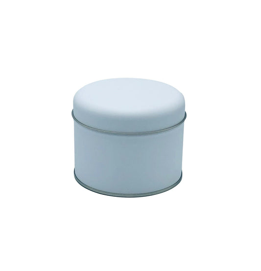 Round White Tins - Burnt Honey Bakery - Burnt Honey Bakery