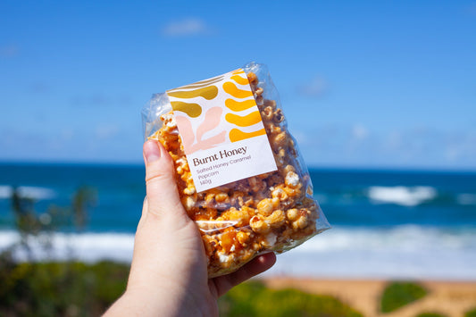 Salted Honey Popcorn - Burnt Honey Bakery - Burnt Honey Bakery