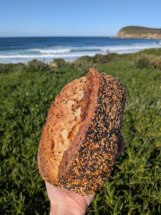 Sesame & Sunflower Seedy Sourdough - Burnt Honey Bakery - Burnt Honey Bakery