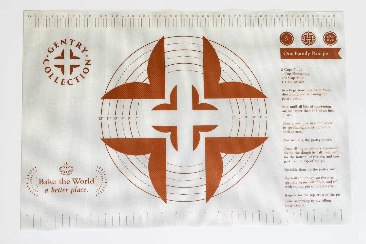 Silicone Pastry Mat - Gentry Collection - Burnt Honey Bakery