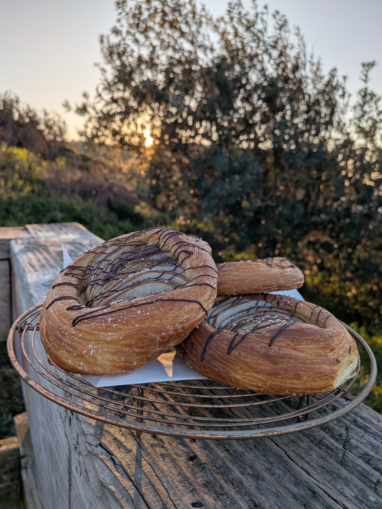 Spiced Pear & Chocolate Danish - Burnt Honey Bakery - Burnt Honey Bakery