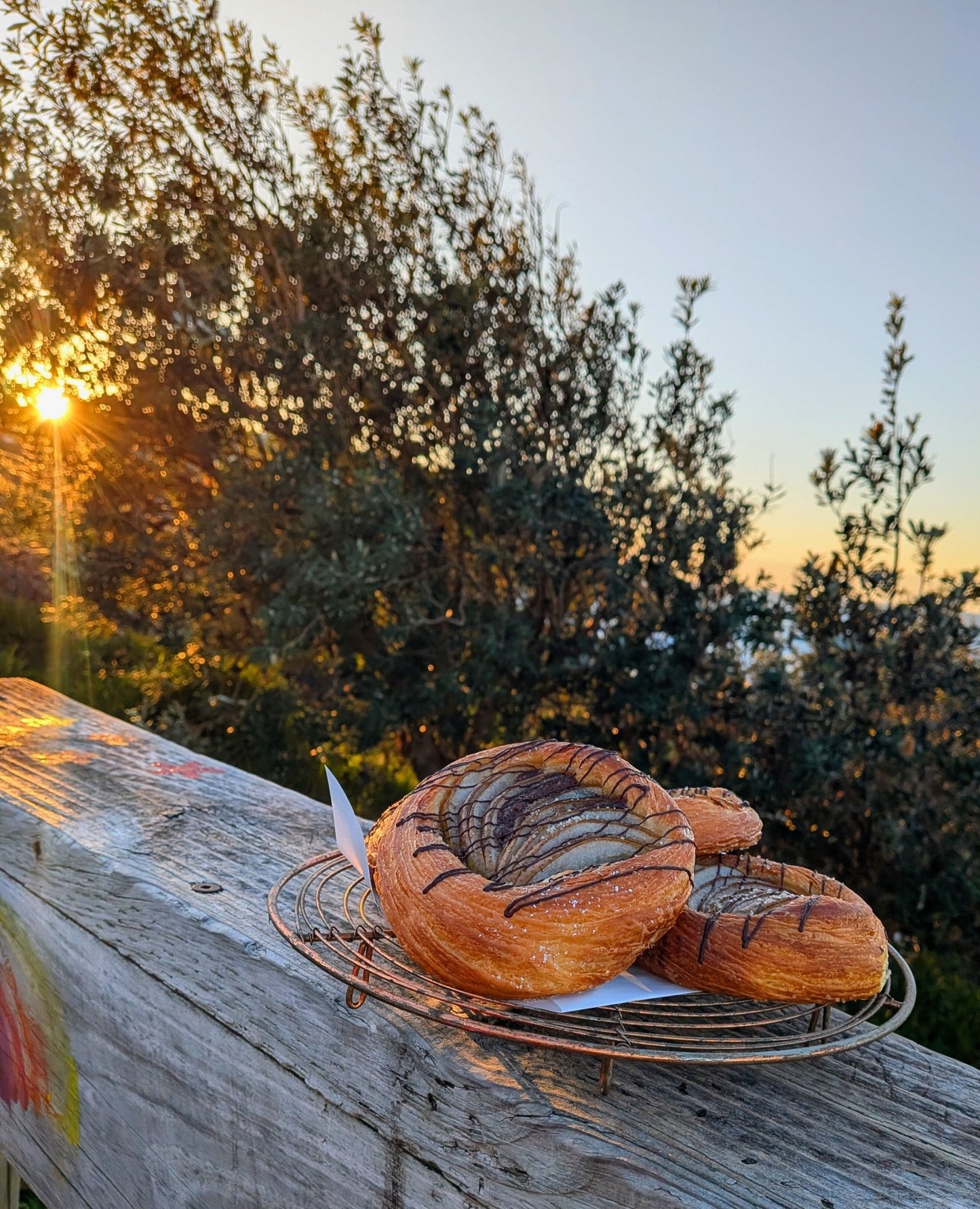Spiced Pear & Chocolate Danish - Burnt Honey Bakery - Burnt Honey Bakery