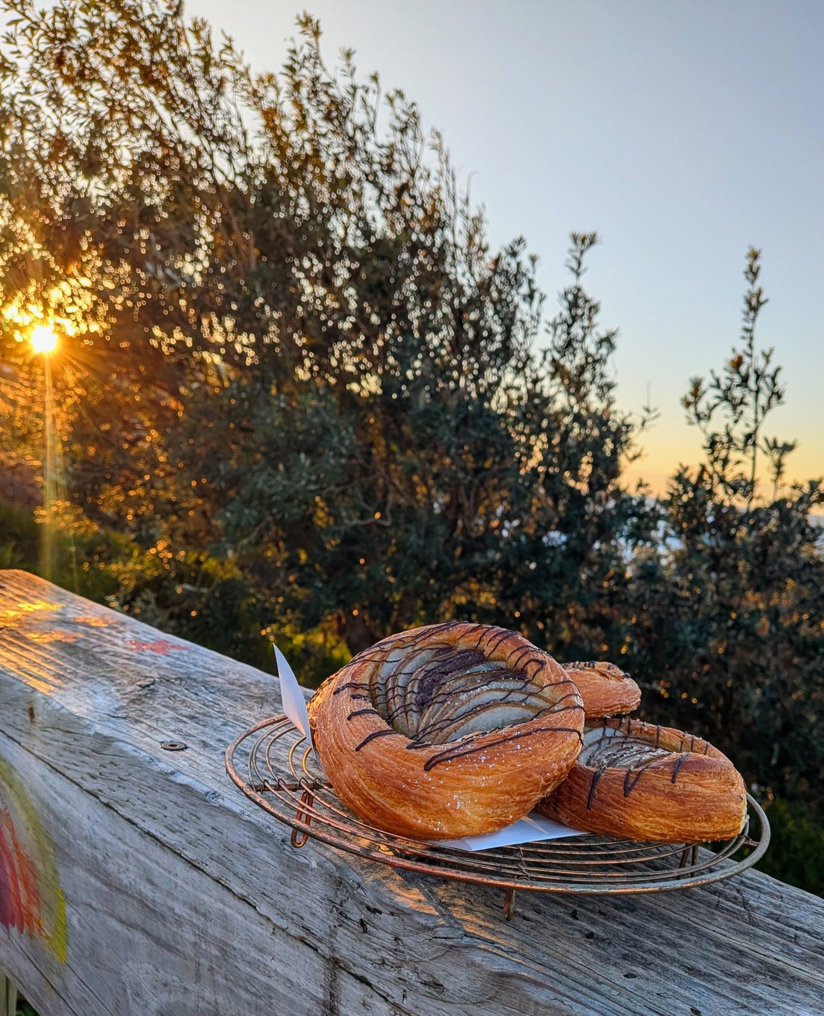 Spiced Pear & Chocolate Danish - Burnt Honey Bakery - Burnt Honey Bakery