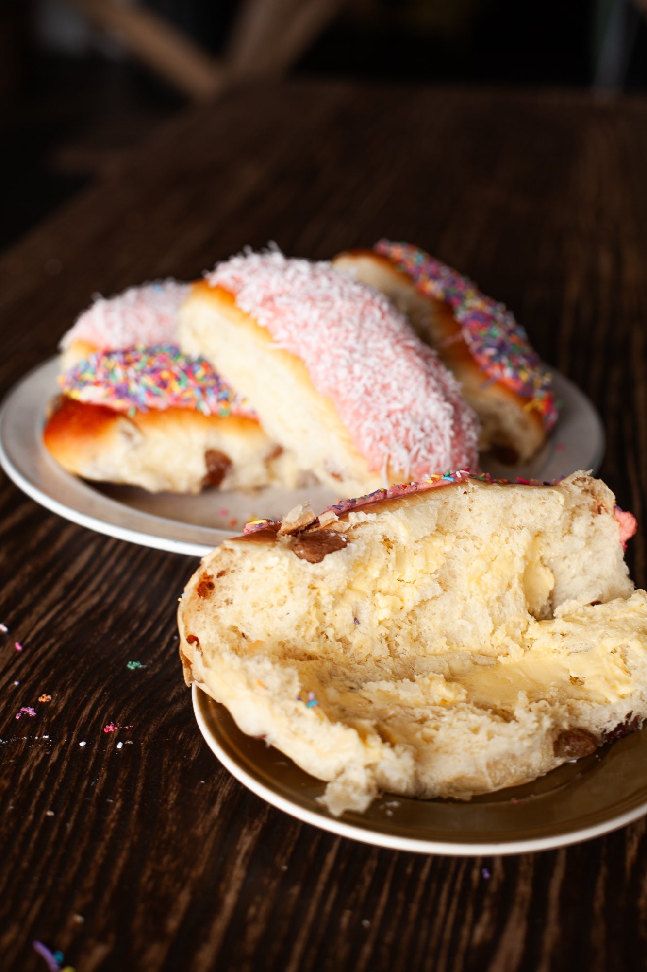 Strawberry Finger Buns - Burnt Honey Bakery - Burnt Honey Bakery