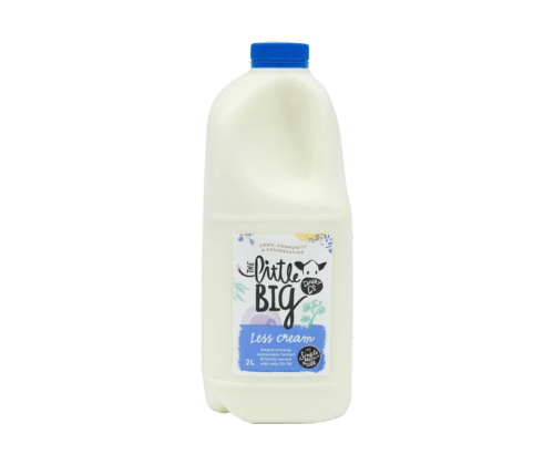 2L Less Cream Milk - Little Big Dairy - Burnt Honey Bakery