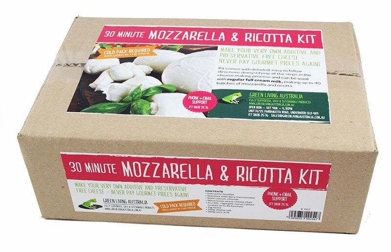30 Minute Mozzarella & Ricotta Kit - Green Living - Burnt Honey Bakery