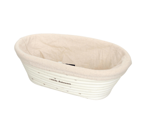 750-1000g Oval Banneton with Liner - Loyal - Burnt Honey Bakery