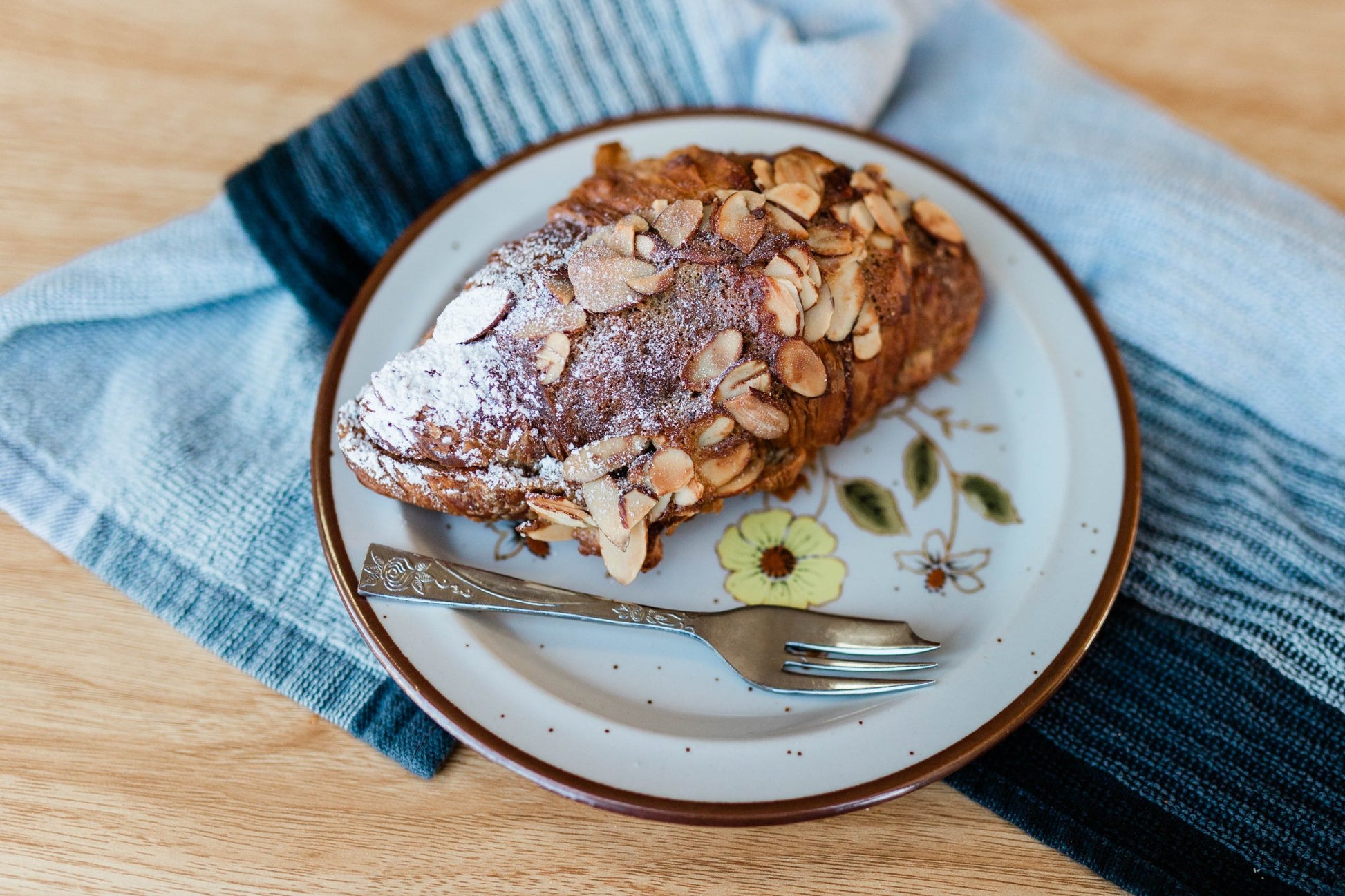 Burnt Honey Almond Croissant - Burnt Honey Bakery - Burnt Honey Bakery