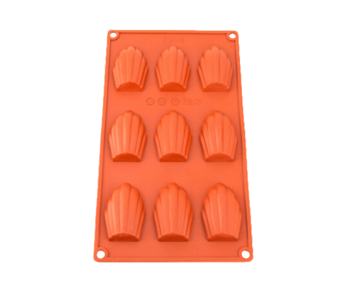 Madeleine Silicone Mould 9 Cavity - Quality Toos - Burnt Honey Bakery