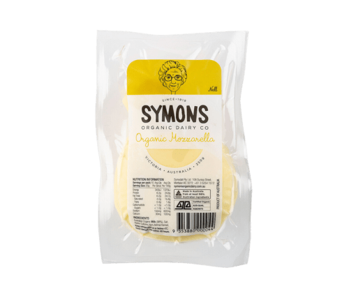 Organic Mozzarella 150g - Symons - Burnt Honey Bakery