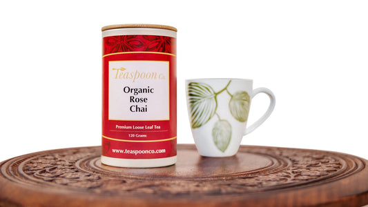 Organic Rose Chai Tea - Teaspoon Co. - Burnt Honey Bakery