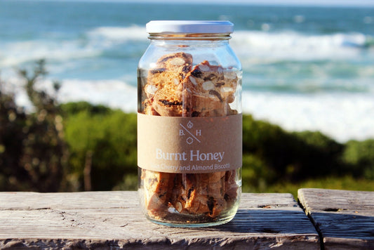 Sour cherry and almond biscotti by Burnt Honey - Burnt Honey Bakery - Burnt Honey Bakery