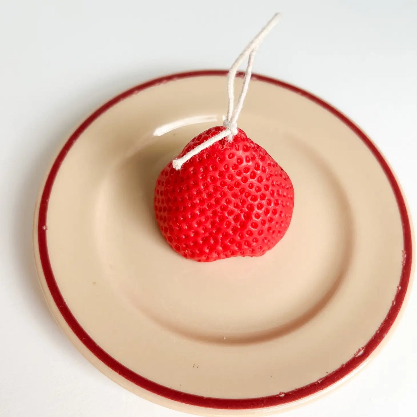 Strawberry Scented Strawberry Candle - The Wednesday Co - Burnt Honey Bakery