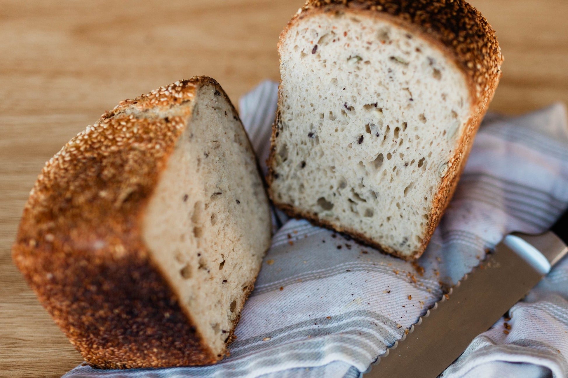 Super Seedy Sourdough - Burnt Honey Bakery - Burnt Honey Bakery