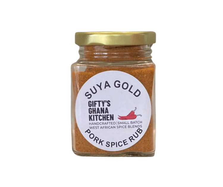 Suya Gold Pork Spice Rub 120g - Gifty's Ghana Kitchen - Burnt Honey Bakery